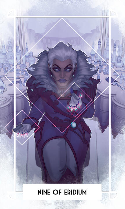 Submission to a Borderslands tarot card fan project